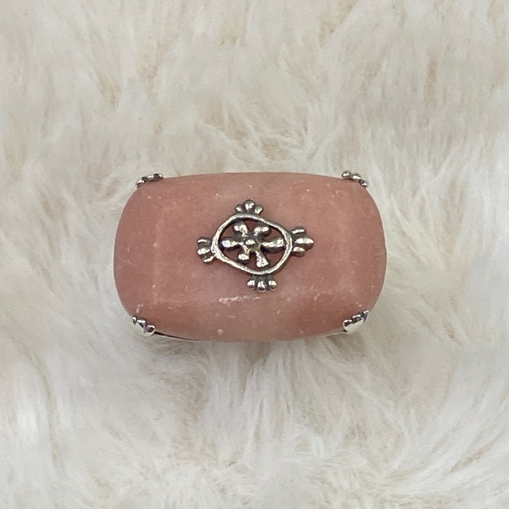 Pink Soapstone Ring